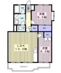 サンハイツASAMIの物件間取画像